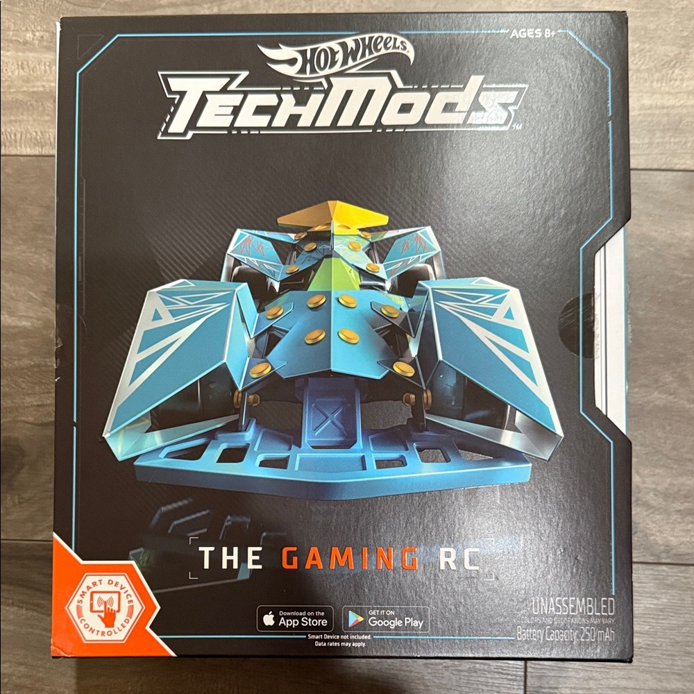 Hot Wheels TechMods Blue Gaming RC Car